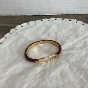 Vtg Italy 24 Kt Gold Plated Bracelet